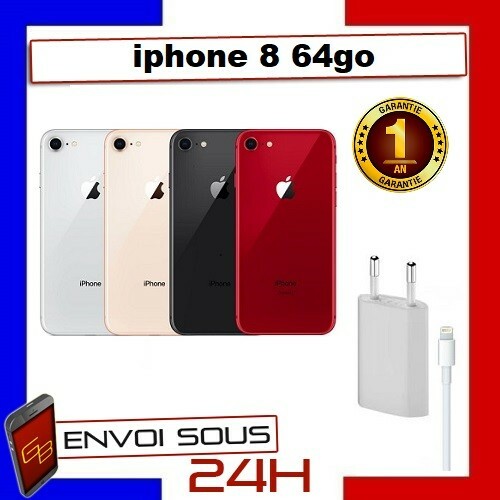 APPLE IPHONE 8 64GB NOIR ROUGE OR ARGENT RECONDITIONNE Pas cher APPLE IPHONE 8 64GB NOIR ROUGE OR ARGENT RECONDITIONNE Pas cher