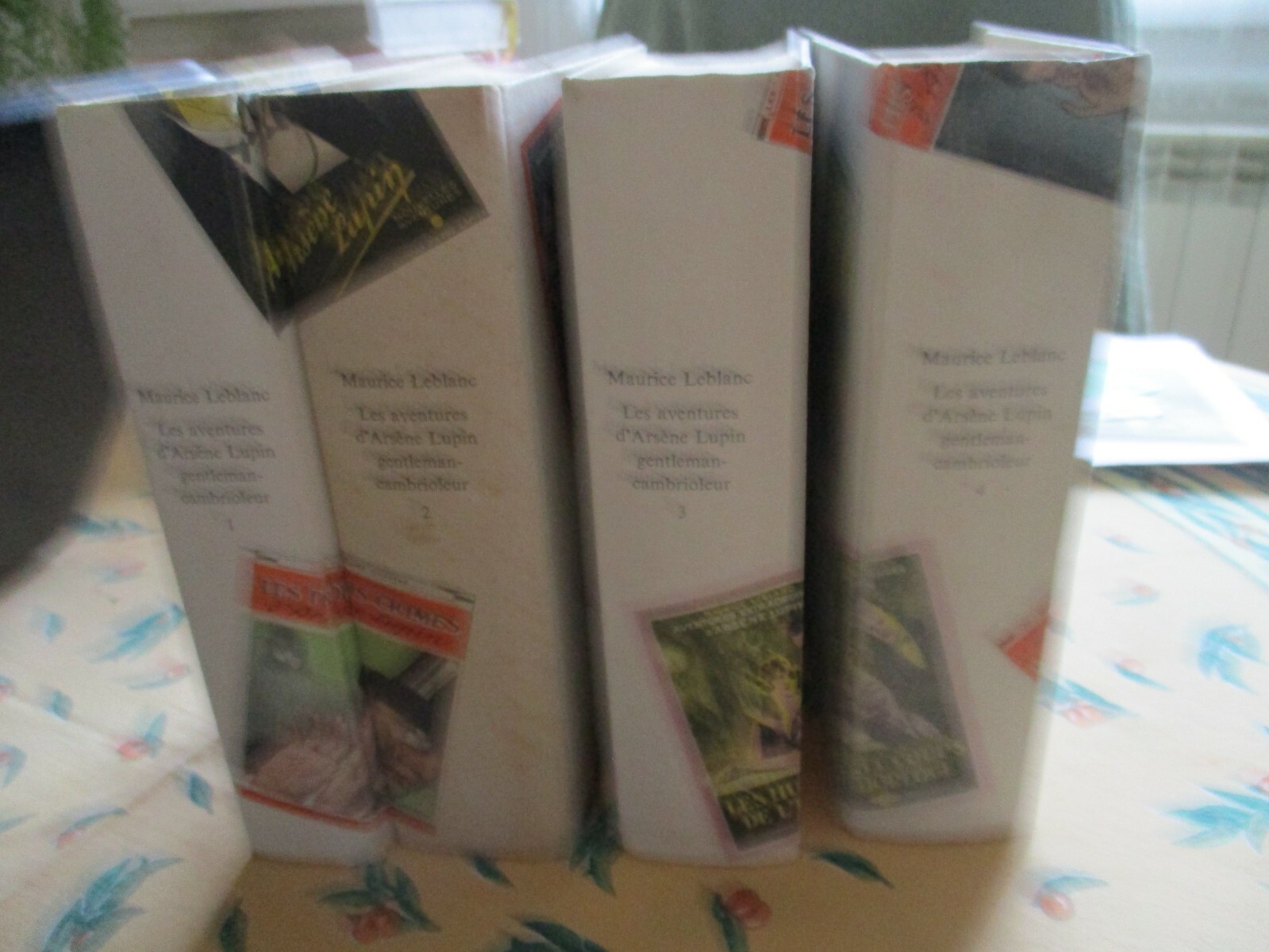 Arsène LUPIN 4 livres Maurice LEBLANC Hachette Gallimard 1961 France