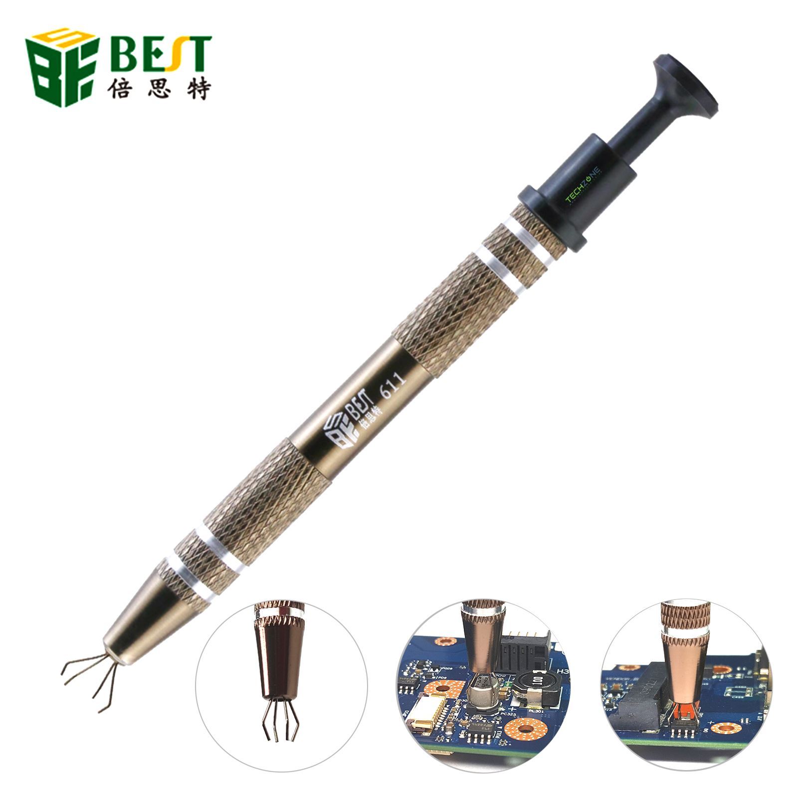 Pièces de précision Pièces à griffes métalliques Composant IC Outil de capture