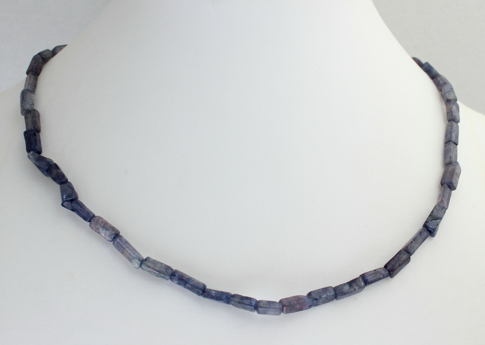 Lolite Chaîne Collier de Pierres Précieuses,45cm Long,Bloc ,Collier,Bijoux,Bleu Lolite Chaîne Collier de Pierres Précieuses,45cm Long,Bloc ,Collier,Bijoux,Bleu