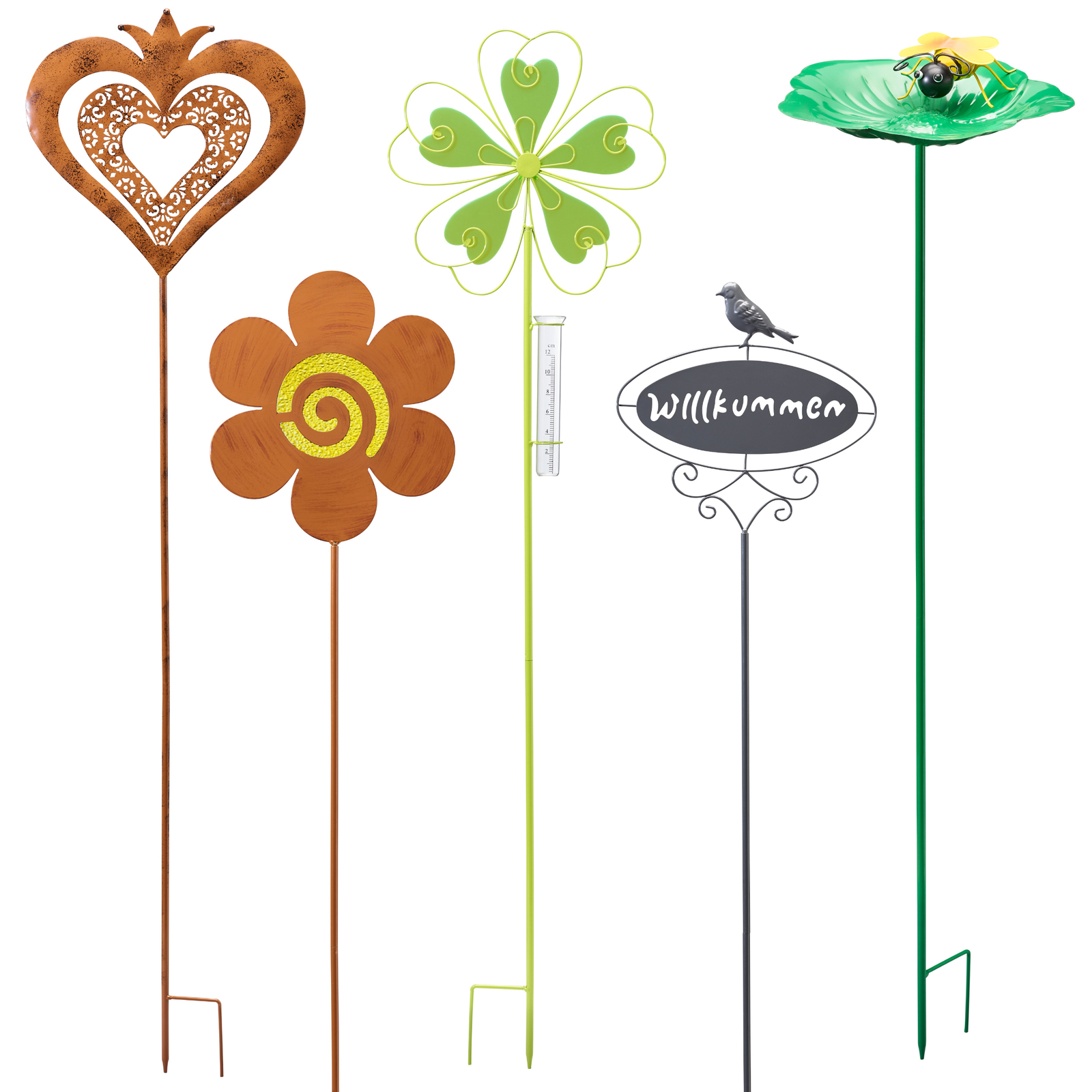 Décoration de Jardin Métal Connecteur Ornement Bouclier Déco Prise de Terre Décoration de Jardin Métal Connecteur Ornement Bouclier Déco Prise de Terre