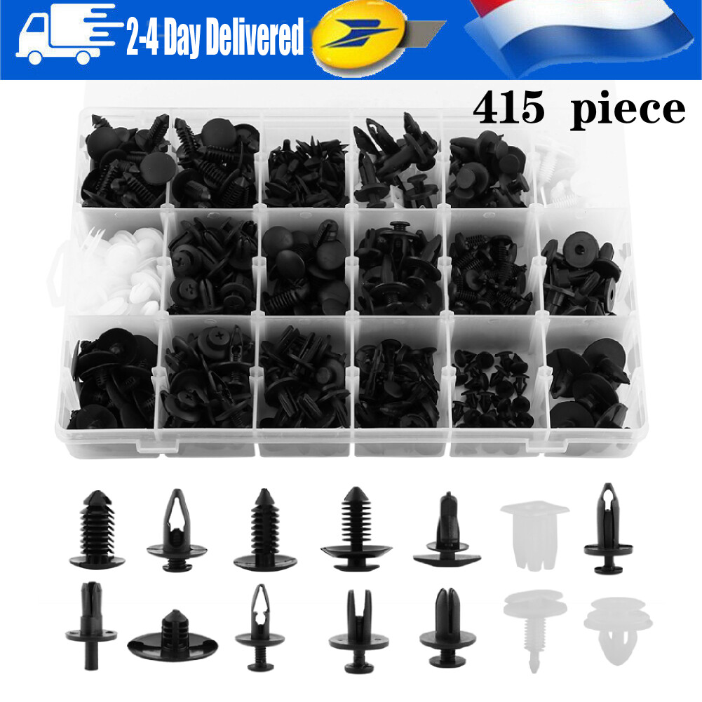 415x Rivets Plastique Fixation Pare-chocs Voiture Clips Auto Voiture Boue Agrafe 415x Rivets Plastique Fixation Pare-chocs Voiture Clips Auto Voiture Boue Agrafe