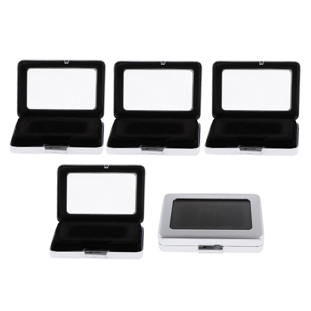 5pcs pierres précieuses pierres précieuses diamants bijoux affichage boîte de 5pcs pierres précieuses pierres précieuses diamants bijoux affichage boîte de