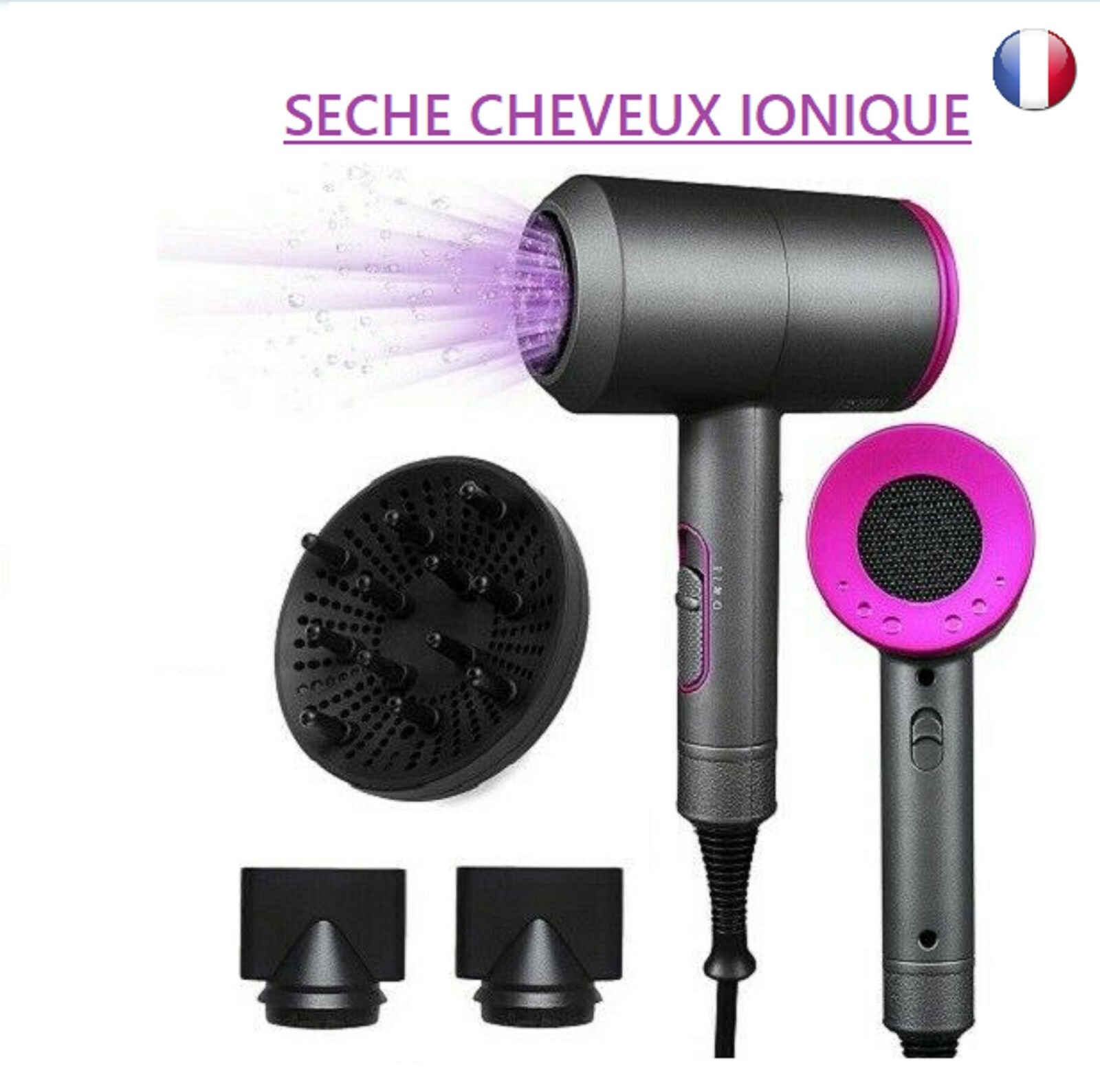 Sèche Cheveux Professionnel Coiffure Ionique Expert Silencieux 2000w Salon Sèche Cheveux Professionnel Coiffure Ionique Expert Silencieux 2000w Salon