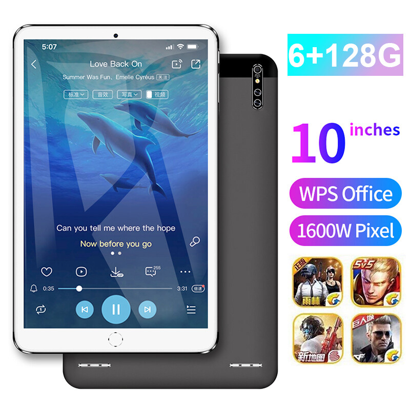 10 “Prise EU 6Go+ 128Go Tablette Android 9.0 WIFI 4G Dual SIM Triple HD Caméra 10 “Prise EU 6Go+ 128Go Tablette Android 9.0 WIFI 4G Dual SIM Triple HD Caméra