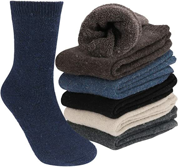 Lot de 9 paires de chaussettes – CHAUDE HIVER RANDONNÉE SKI FROID – du 39 au 46