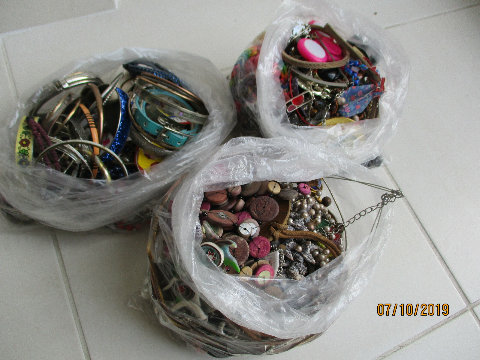 Gros lot bijoux fantaisies vintage