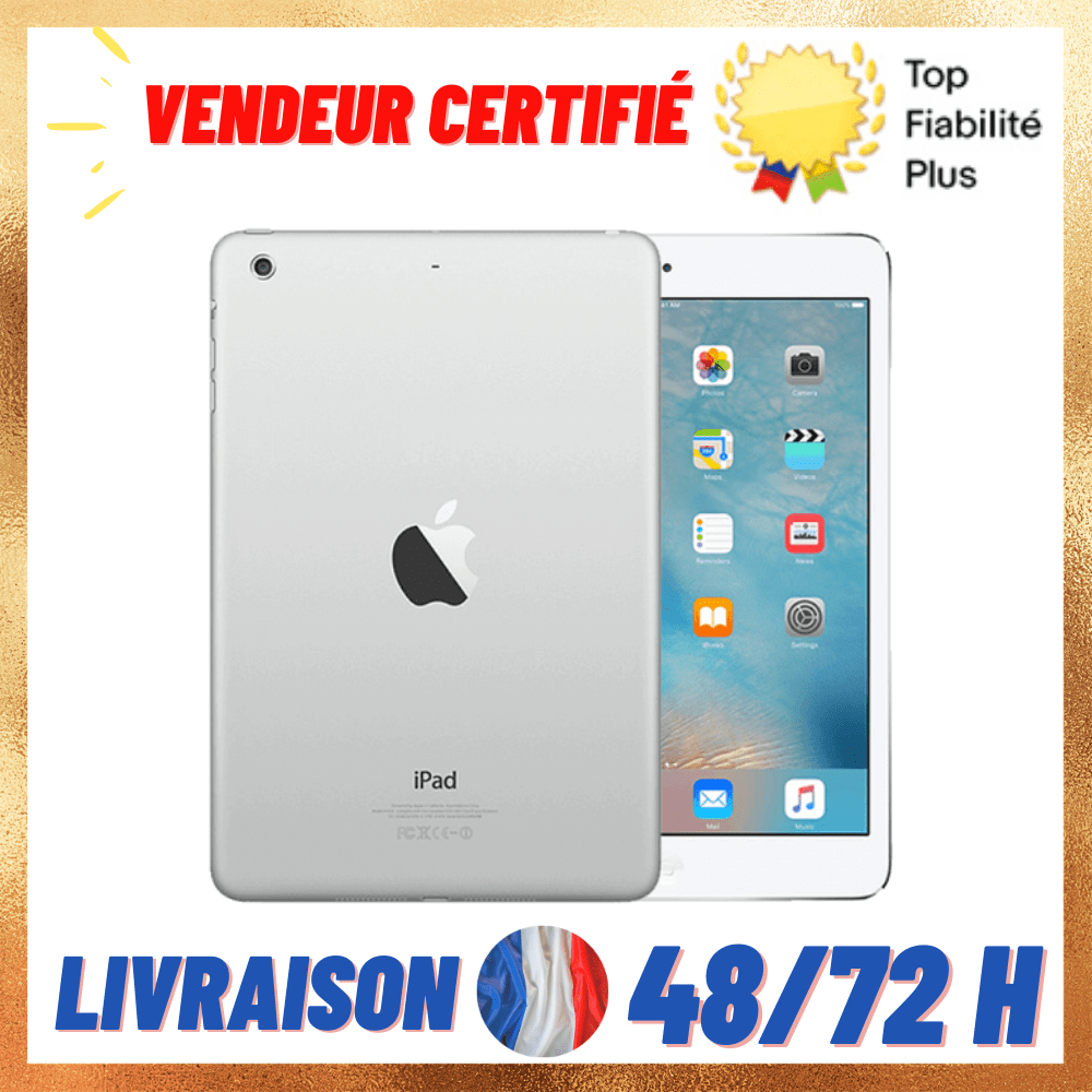 Tablette Apple iPad Mini 2 128 Go A1489 7,9″ Wifi Argent iCloud Clean GRADE C Tablette Apple iPad Mini 2 128 Go A1489 7,9″ Wifi Argent iCloud Clean GRADE C