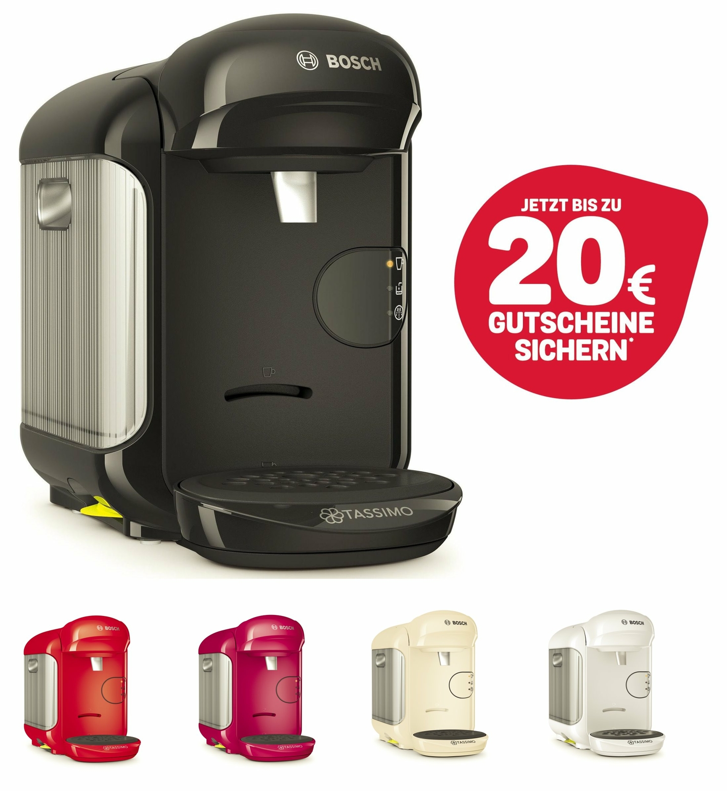 B-Ware Bosch Tassimo Vivy 2 + Bons D’Achat Boisson Chaude Machine à Café B-Ware Bosch Tassimo Vivy 2 + Bons D’Achat Boisson Chaude Machine à Café