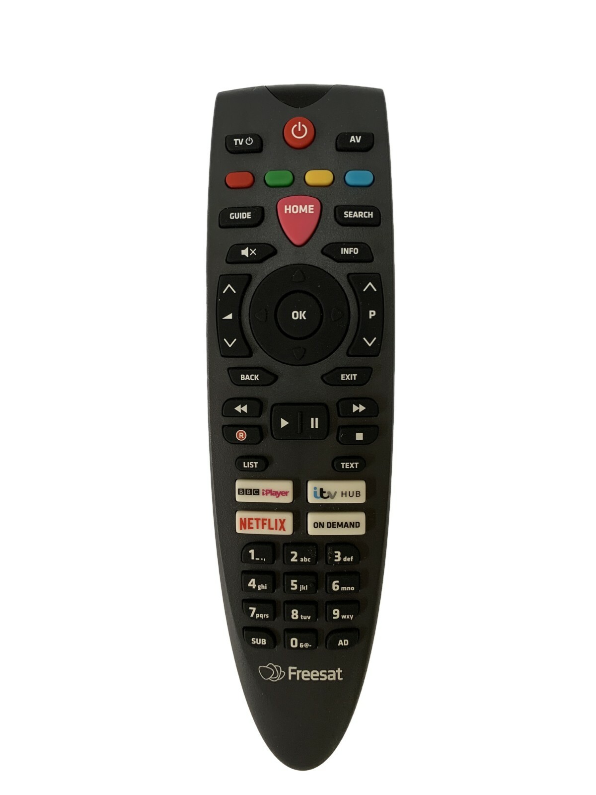 Freesat UHD-4X Smart 4K Ultra HD Digital Satellite Remote Control Freesat UHD-4X Smart 4K Ultra HD Digital Satellite Remote Control