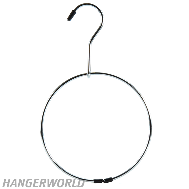 Hangerworld Cintres 20cm Ceintures Accessoires Anneau en Métal à Crochet Hangerworld Cintres 20cm Ceintures Accessoires Anneau en Métal à Crochet