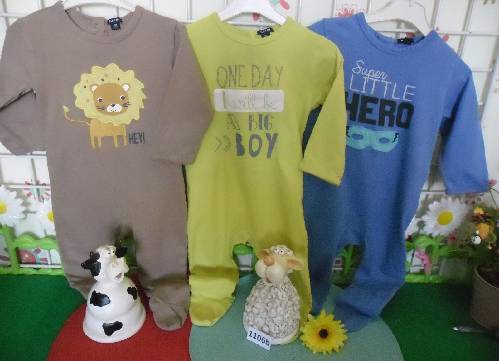 vêtements garçon 18 mois,3 grenouillères coton vêtements garçon 18 mois,3 grenouillères coton