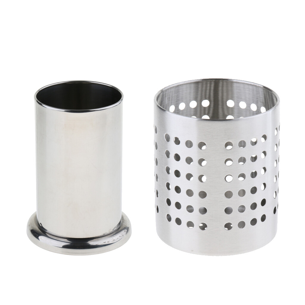 Ustensile en acier inoxydable Couverts Couverts Porte-outils de cuisine Caddy Ustensile en acier inoxydable Couverts Couverts Porte-outils de cuisine Caddy