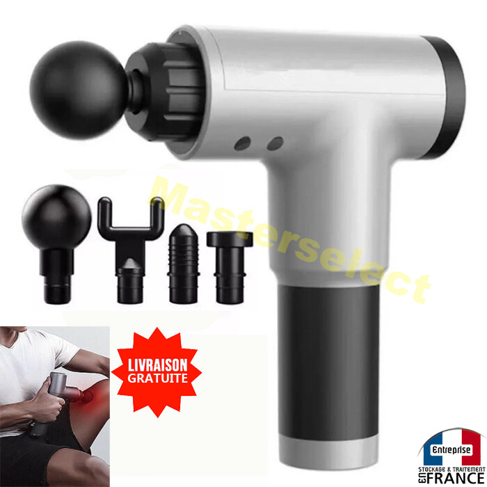 Pistolet de massage pour vibrations détente relaxation musculaire brûle graisse Pistolet de massage pour vibrations détente relaxation musculaire brûle graisse