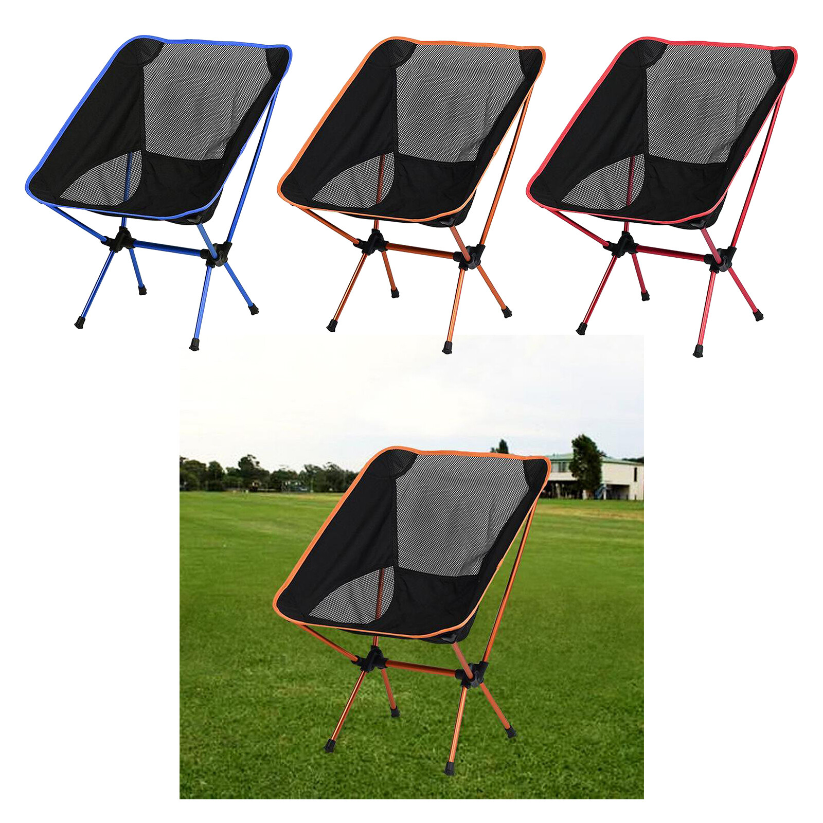 CHAISE PLIANTE EN PLEIN AIR PORTABLE TRVEL CAMPING JARDIN PLAGE PÊCHE