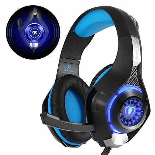 Casque Gaming PS4 Micro Premium Anti Bruit Audio Stéréo Basse LED JEUX VIDEO