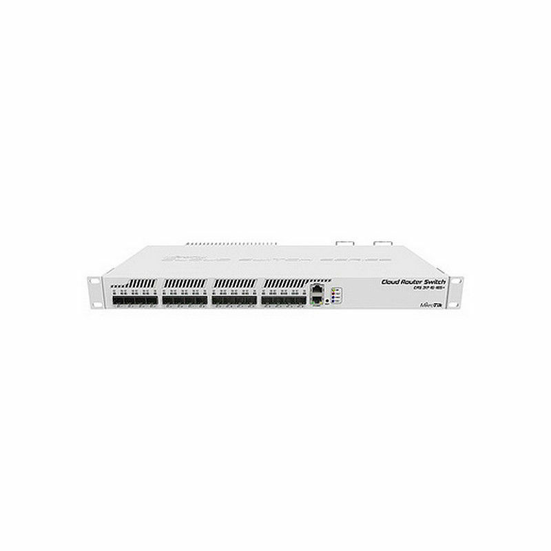 Commutateur Réseau Armoire Mikrotik CRS317-1G-16S+RM 16SFP 800 MHz L6 Blanc