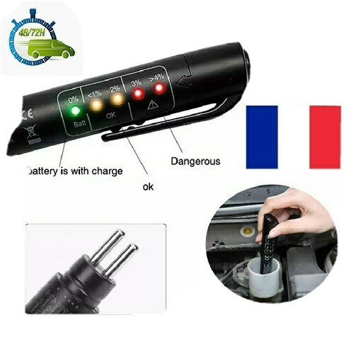Stylo testeur liquide de frein électronique voiture camion moto LED