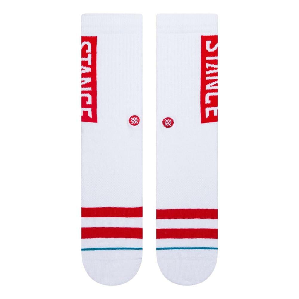 Stance Og Chaussettes – Blanc/Rouge Neuf Stance Og Chaussettes – Blanc/Rouge Neuf