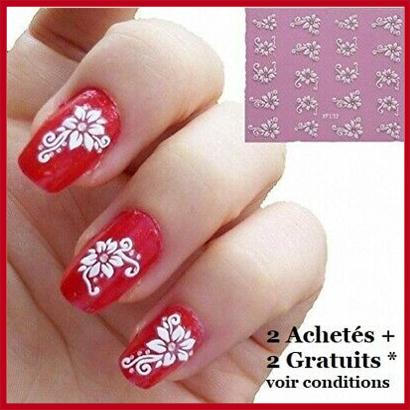 ❤️NOUVEAU STICKERS DENTELLE FLEURS 3D BIJOUX ONGLES NAIL ART MANUCURE ❤️NOUVEAU STICKERS DENTELLE FLEURS 3D BIJOUX ONGLES NAIL ART MANUCURE