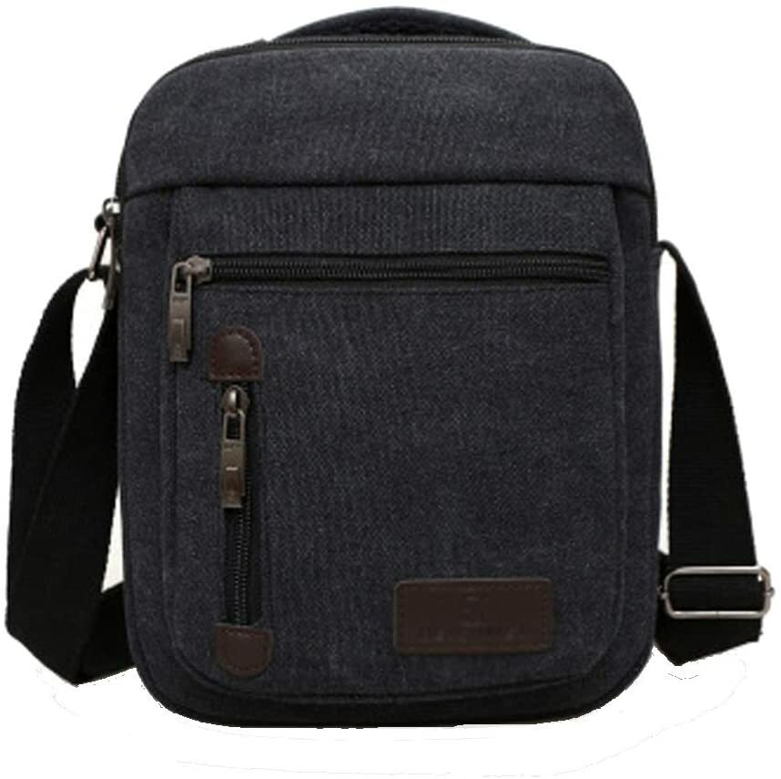 Sac Bandoulière Sacoche Homme Sacs à Noir Toile À Sac Bandoulière Sacoche Homme Sacs à Noir Toile À