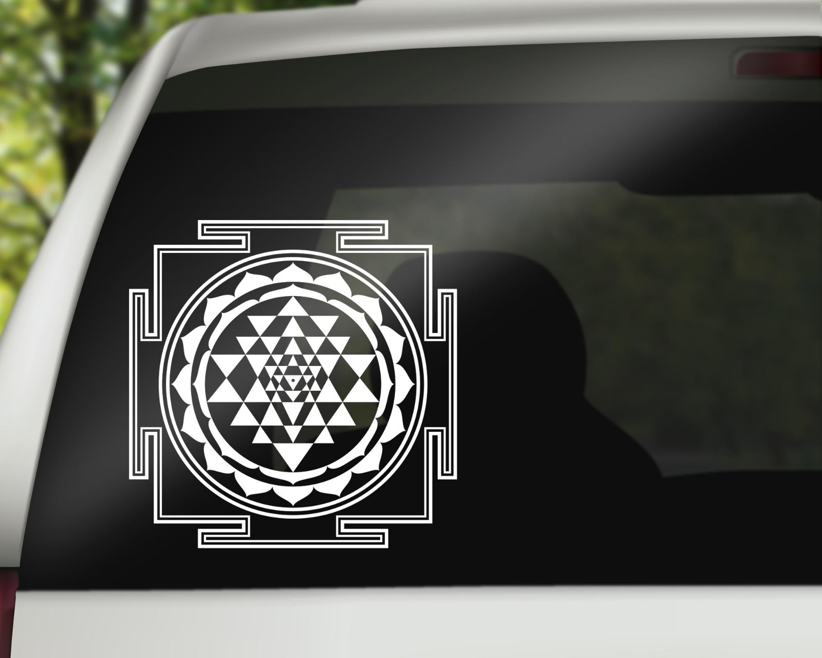 Autocollants pour Voiture Sri Yantra Autocollants pour Voiture Sri Yantra