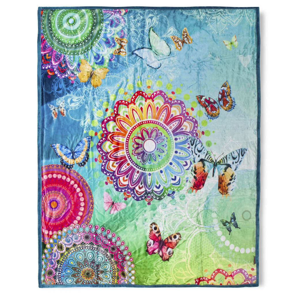 HIP Couverture MYSTIC 130×160 cm Literie Plaid de Lit Chambre Maison Intérieur