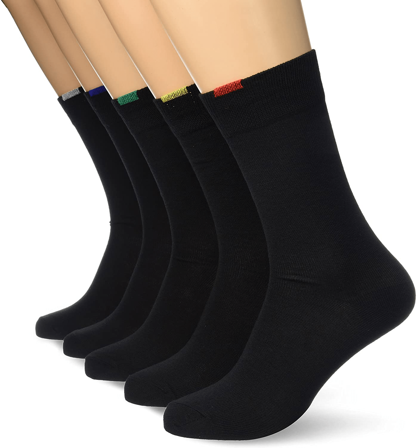 5 Paires de Chaussettes Homme Dim Ecodim Noires Marqueurs Colorés 39-42 ou 43-46 5 Paires de Chaussettes Homme Dim Ecodim Noires Marqueurs Colorés 39-42 ou 43-46