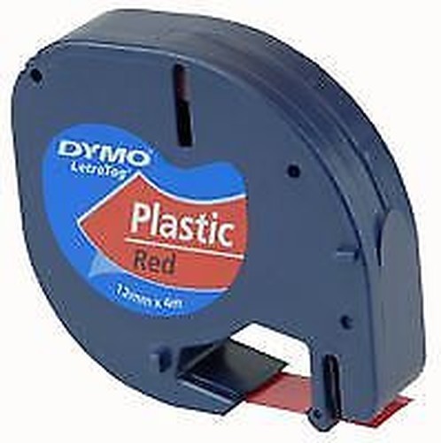 Tapeplastic Rouge Letra Plaque – Étiquette Imprimante Bande – Bureau Tapeplastic Rouge Letra Plaque – Étiquette Imprimante Bande – Bureau