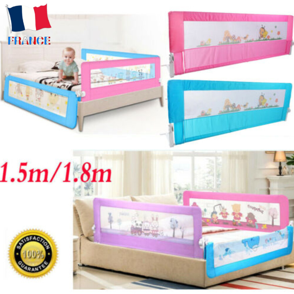 150cm 180cm Barrière de Lit Enfants Barrière de protection Sécurité 150cm 180cm Barrière de Lit Enfants Barrière de protection Sécurité