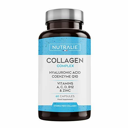 NUTRALIE | Collagène + Acide Hyaluronique + Coenzyme Q10 + Vitamines A, C, D et