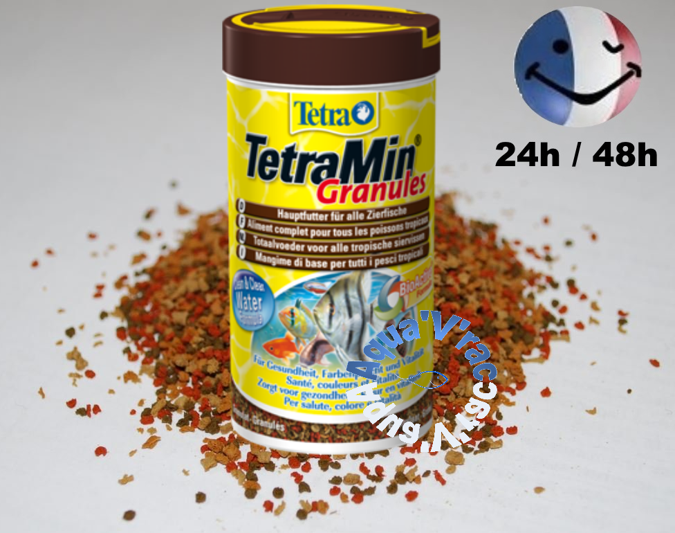 Aliment nourriture poisson Tetra min granules Tetramin pour poissons d’aquarium Aliment nourriture poisson Tetra min granules Tetramin pour poissons d’aquarium