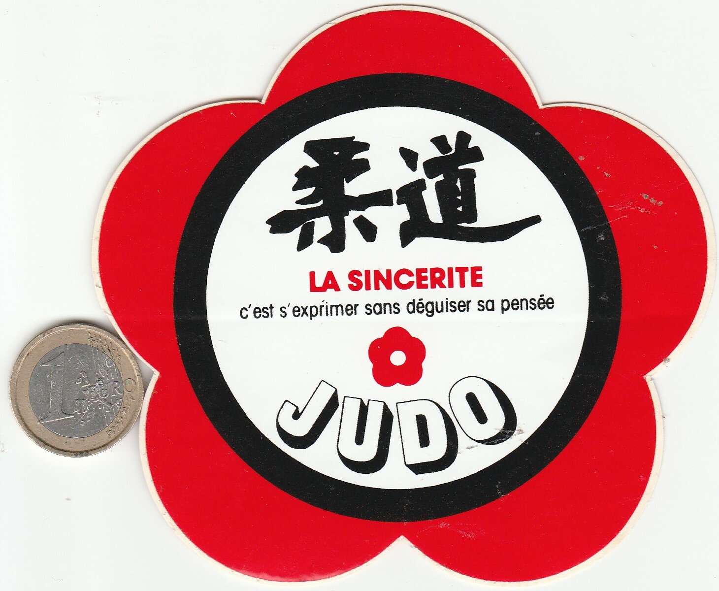 AUTOCOLLANTS  Sport JUDO. La Sincérité