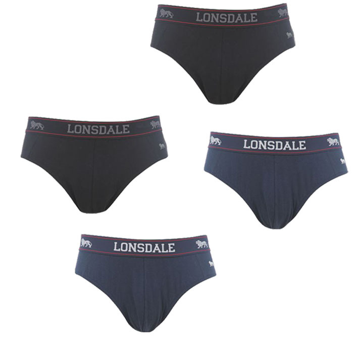 Lonsdale Slip pour Homme 2 St.sous-Vêtements Pack Double S M L XL 2XL XXL Neuf