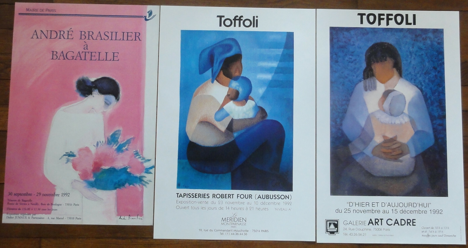 Affiches Expositions Peintures BRASILIER No 32. Vintage Painting Posters Nr 32. Affiches Expositions Peintures BRASILIER No 32. Vintage Painting Posters Nr 32.