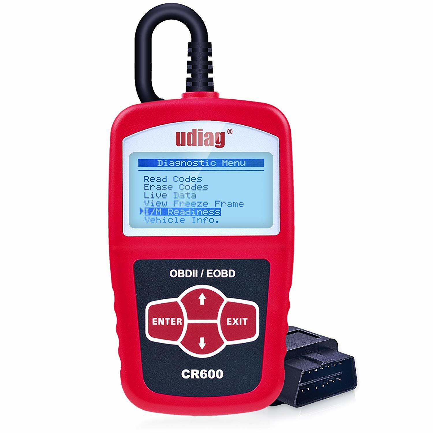udiag OBD2 Scanner Car Diagnostic Tool Scanners CR600 Universal Cars Code Reader