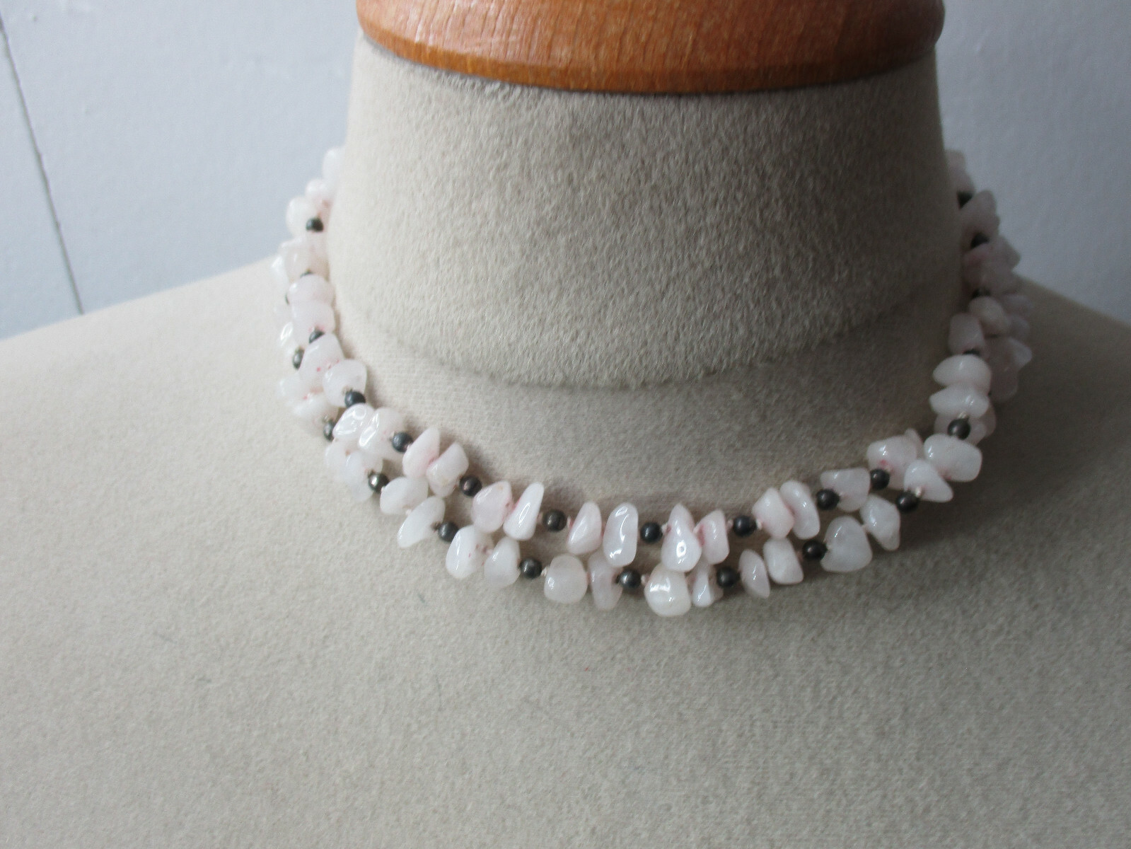 Vintage Rosenquars Collier Bijoux de Pierre Gemme Précieuses Unikatschmuck Neuf Vintage Rosenquars Collier Bijoux de Pierre Gemme Précieuses Unikatschmuck Neuf