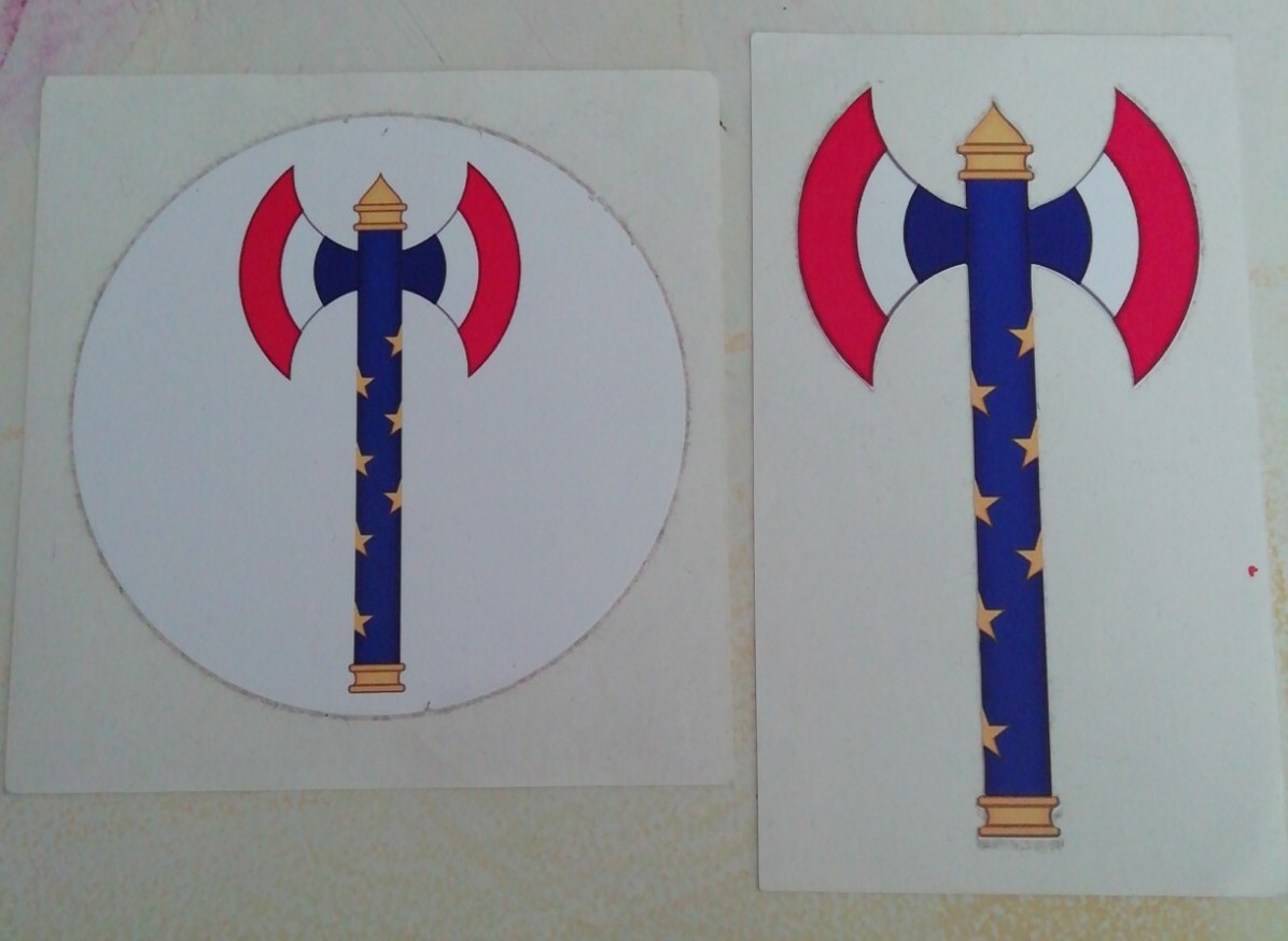 2 autocollants Politique francisque Pétain 2 autocollants Politique francisque Pétain