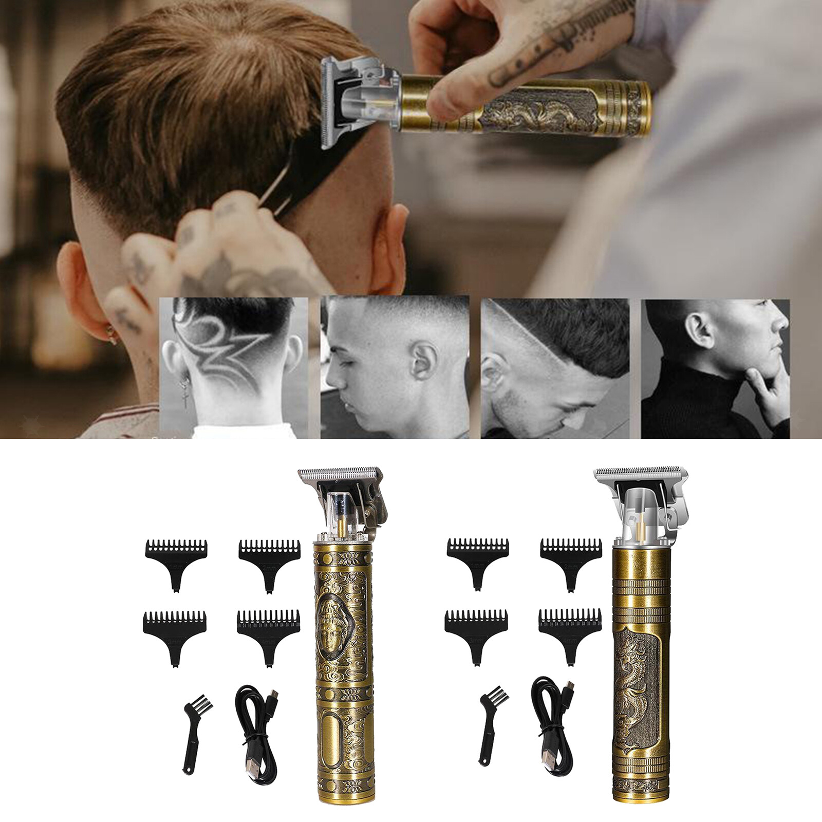 T9 Professional Hair Clipper Tondeuse Rasage Machine Sans Fil USB Rechargeable T9 Professional Hair Clipper Tondeuse Rasage Machine Sans Fil USB Rechargeable