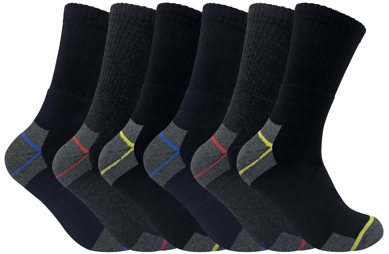 3, 6, 12, 24 Paires Coton Qualite Chaussettes de Travail Lot pour Hommes 3, 6, 12, 24 Paires Coton Qualite Chaussettes de Travail Lot pour Hommes