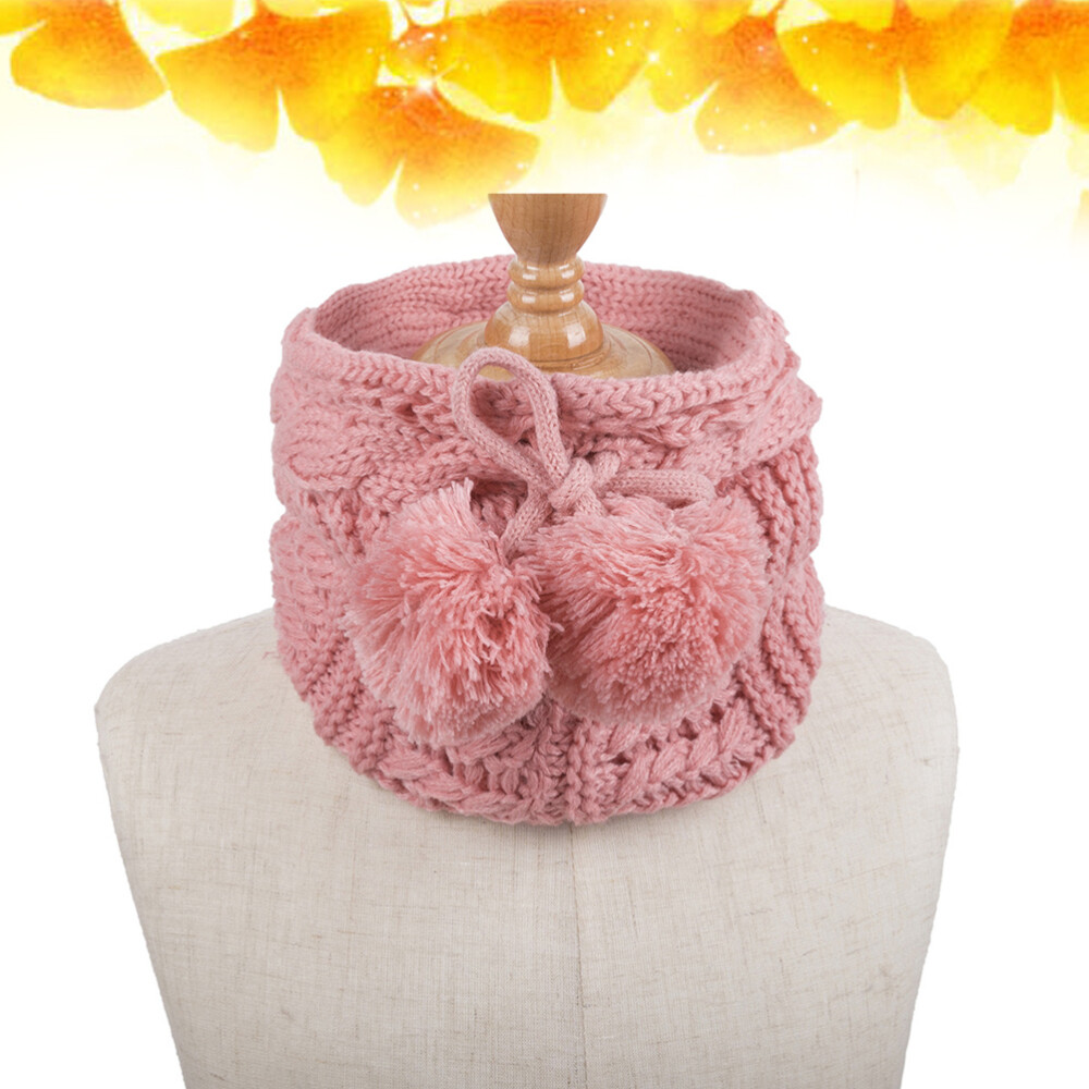 Mode Enfants Garçons Filles Col De Boule De Col En Tricot Doux Mignon Éc