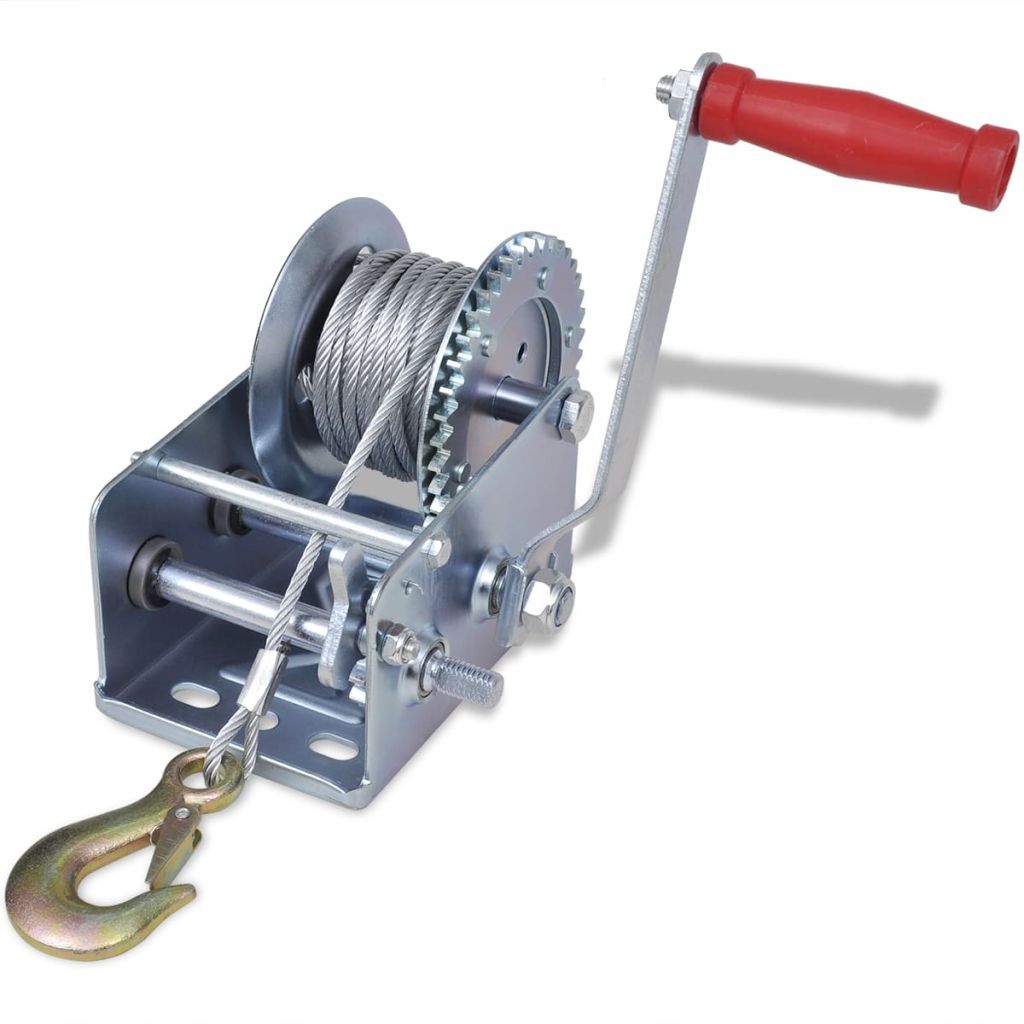 vidaXL Treuil Manuel Treuil à Câble pour Remorque Auto Bateau 4 Modèles vidaXL Treuil Manuel Treuil à Câble pour Remorque Auto Bateau 4 Modèles
