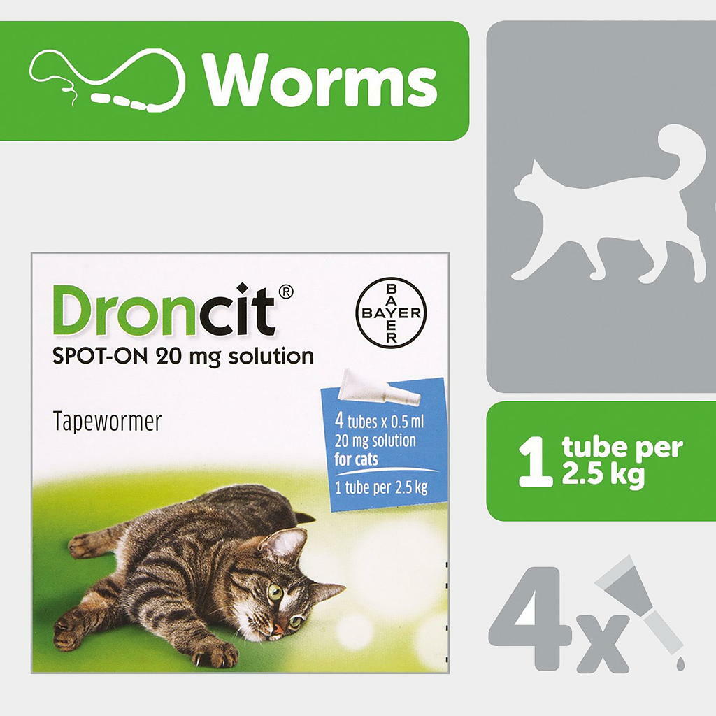 Vermifuge Chats Moyens 2.5 a 5KG Boite 4 Pipettes Traitement Vers Rond Vers Plat Vermifuge Chats Moyens 2.5 a 5KG Boite 4 Pipettes Traitement Vers Rond Vers Plat