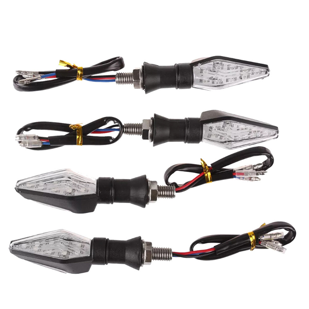 4x 12LED Universel Clignotant Moto Tour Signal Indicateur Lumineux Feux Ambre 4x 12LED Universel Clignotant Moto Tour Signal Indicateur Lumineux Feux Ambre