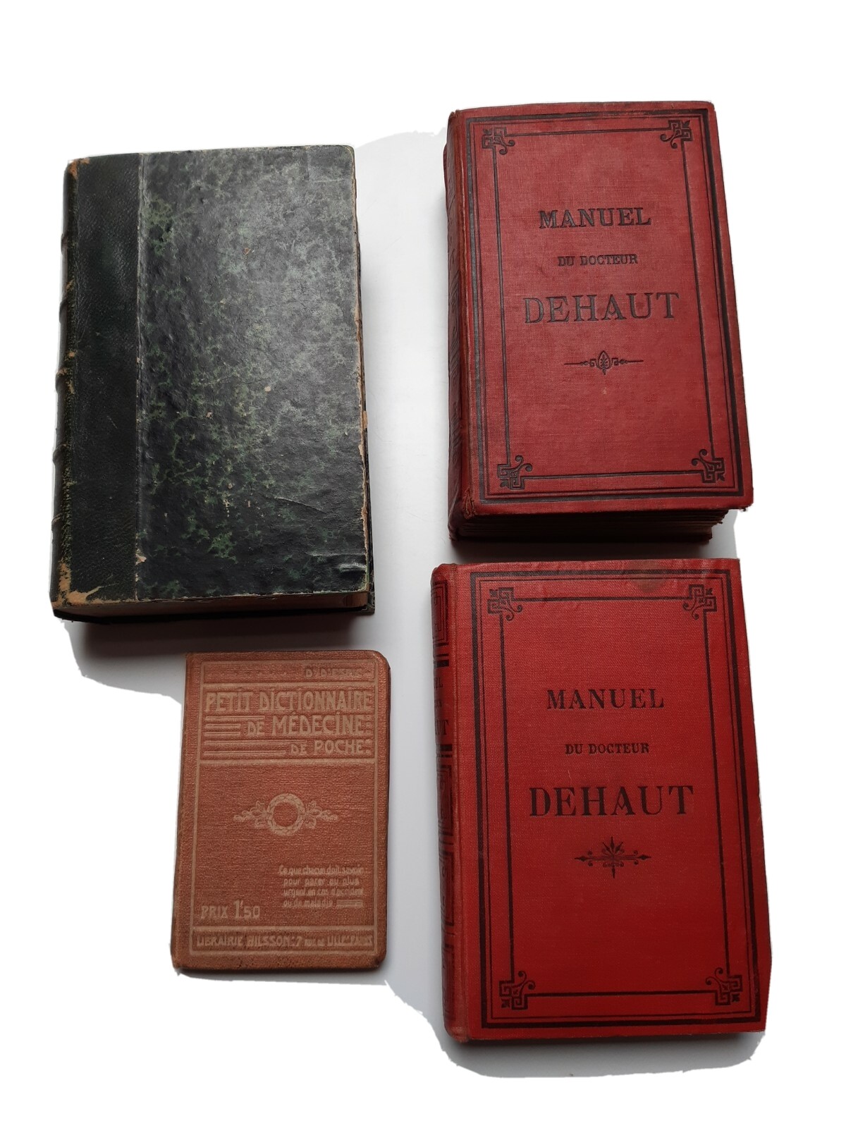 3 Livres Anciens De Médecine  Dr Dehaut , Dr  D’Espic ,Dr  Tardieu