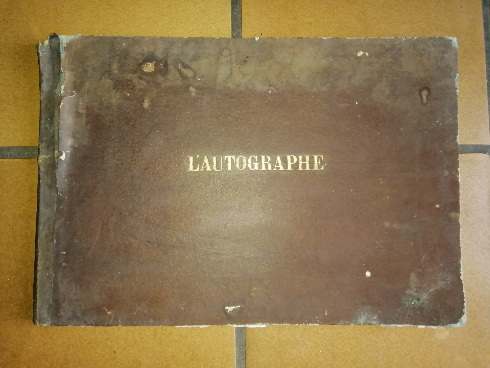 Ancien livre L’Autographe 1863 Ancien livre L’Autographe 1863