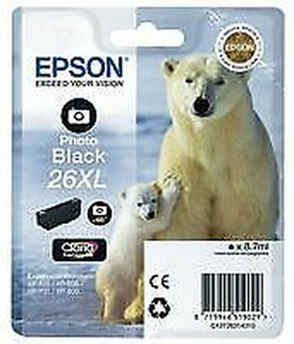 Encre Cartouche T2631 Photo BK XL EPSON Imprimante Consommables CS24182 Encre Cartouche T2631 Photo BK XL EPSON Imprimante Consommables CS24182