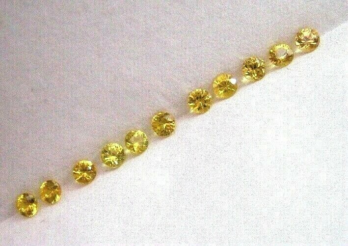 Pierres précieuses – Lot 11 SAPHIRS Taille brillant – Qualité – 0,87 ct Pierres précieuses – Lot 11 SAPHIRS Taille brillant – Qualité – 0,87 ct