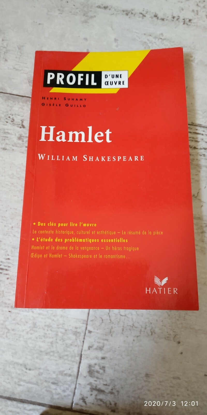 Livre “HAMLET” Livre “HAMLET”
