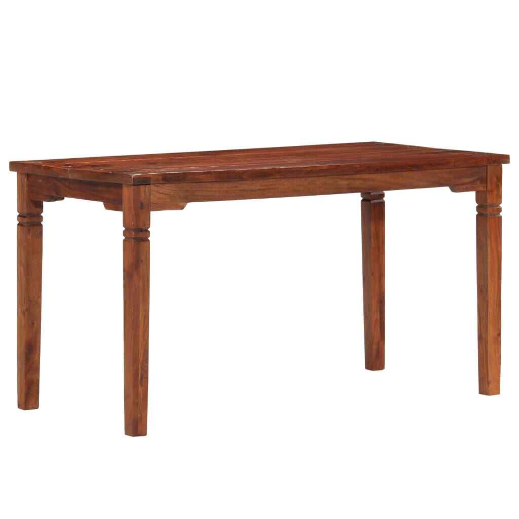 vidaXL Bois d’Acacia Massif Table de Salle à Manger 140x70x76 cm Dîner Cuisine vidaXL Bois d’Acacia Massif Table de Salle à Manger 140x70x76 cm Dîner Cuisine